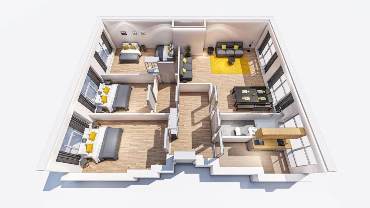 Central Big Apartment Self Checkin Berlim Exterior foto